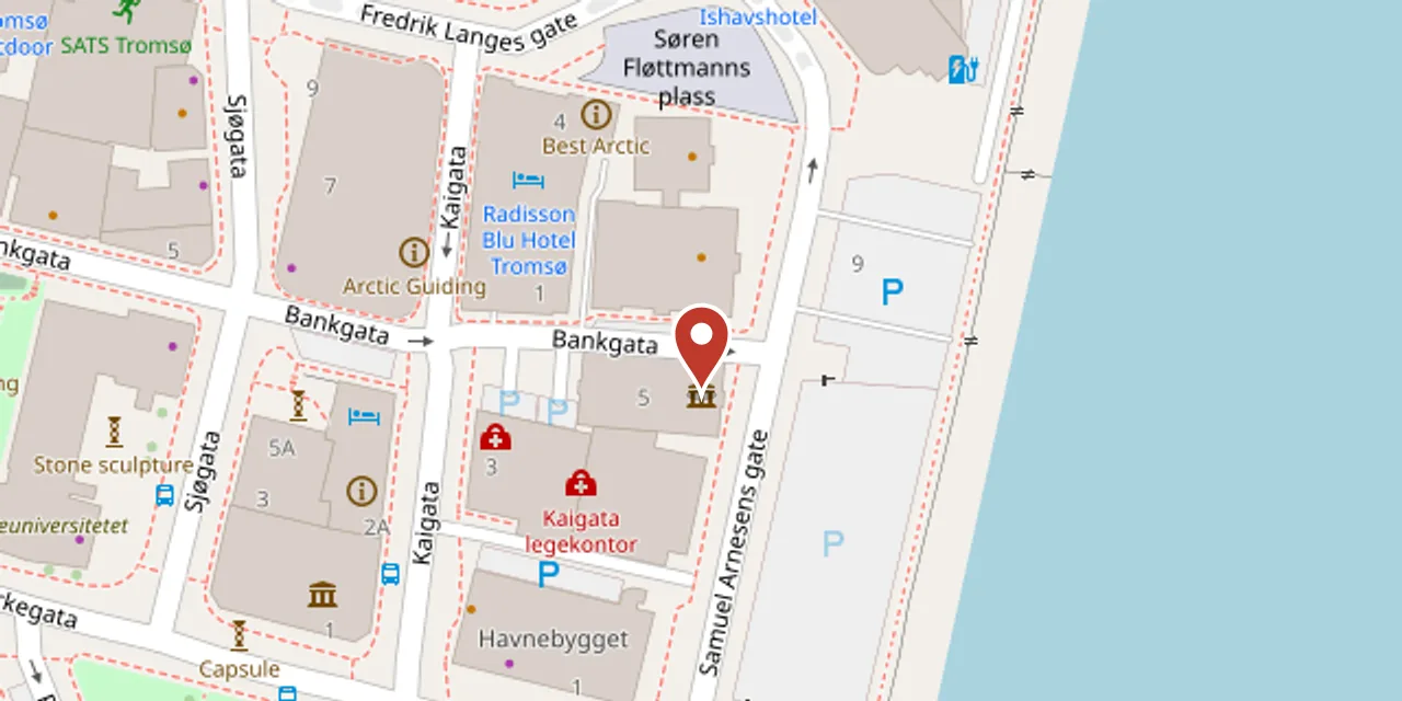 Map. Kaigata 3, Tromsø